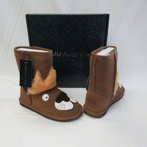 Emu Australia Boys Leo Lion Suede Boots